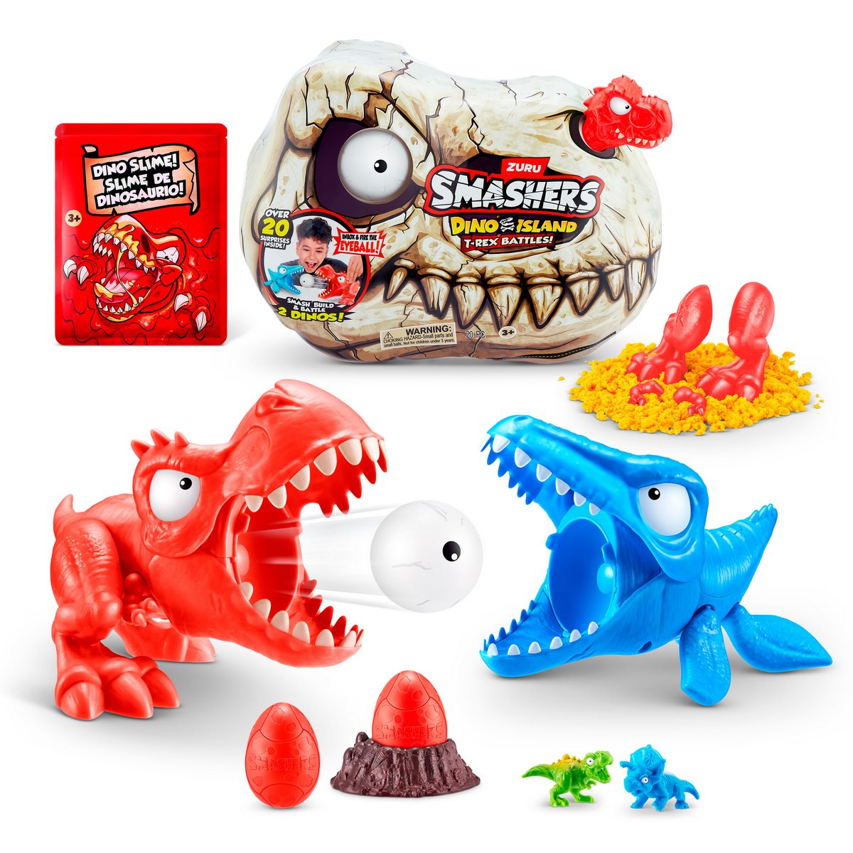 Set De Batalla T-Rex Smashers Dino Island - Rojo